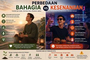 Bahagia dan Kesenangan: Dua Hal yang Berbeda