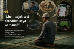 Ketika Pikiran Pergi Saat Sholat, Bagaimana Cara Membawanya Kembali?